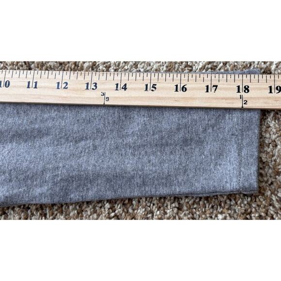 Boston Proper Square Neck 3/4 Sleeve Heather Gray Knit Top Size Medium - Picture 6 of 7